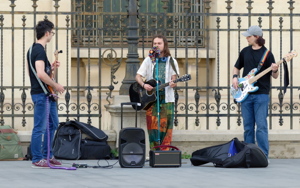 Musical group in the street